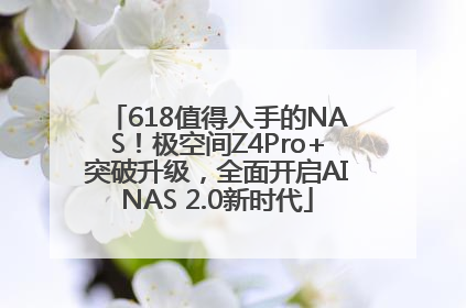 618值得入手的NAS！极空间Z4Pro+突破升级，全面开启AINAS 2.0新时代